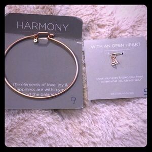 BRAND new Origami Owl bracelet and charm